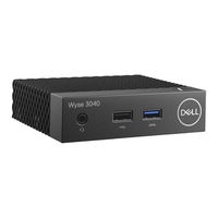 Dell Wyse 3040 thin client Gebruikershandleiding