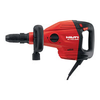 Hilti TE 700-AVR Gebruikershandleiding