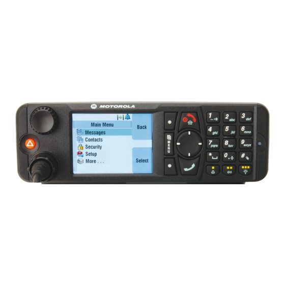 Motorola MTM800 Enhanced Gebruikershandleiding