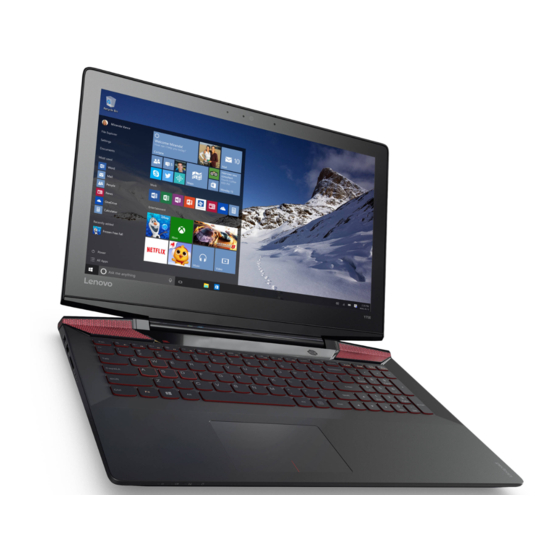 Lenovo ideapad Y700 Gebruikershandleiding