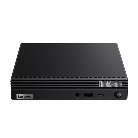 Lenovo ThinkCentre M70q Gebruikershandleiding