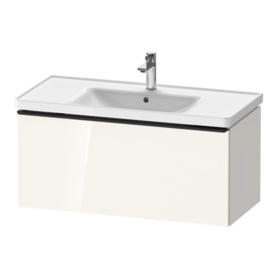 DURAVIT D-Neo DE 4256 Montagehandleiding