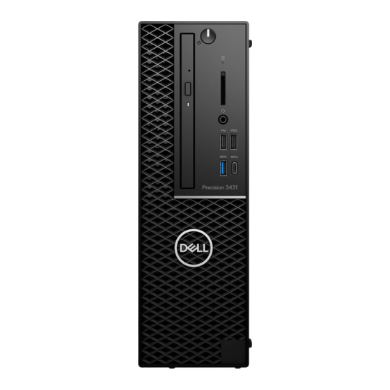 Dell Precision 3431 Small Form Factor Onderhoudshandleiding