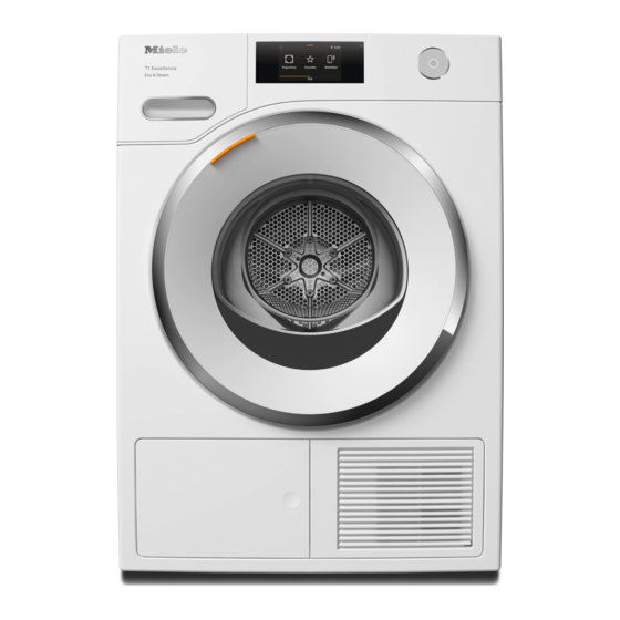 Miele TWR 860 WP Gebruiksaanwijzing