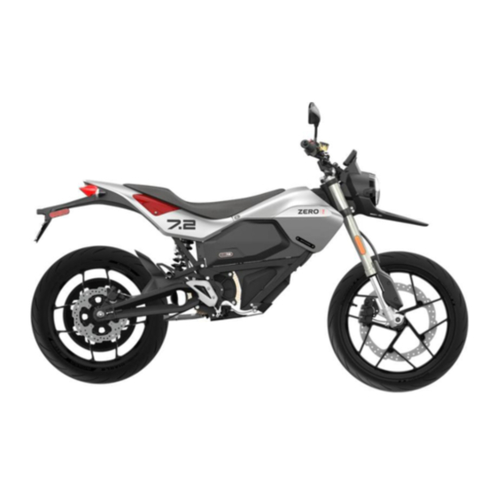 Zero Motorcycles Zero FX 2022 Gebruikershandleiding