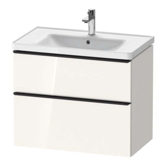 DURAVIT D-Neo DE 4355 Montagehandleiding