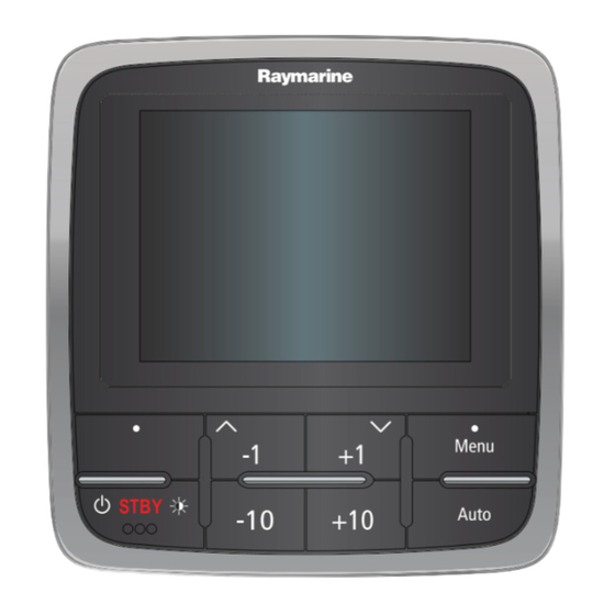 Raymarine p70 Korte Handleiding