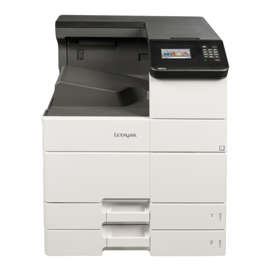 Lexmark MS911de Gebruikershandleiding