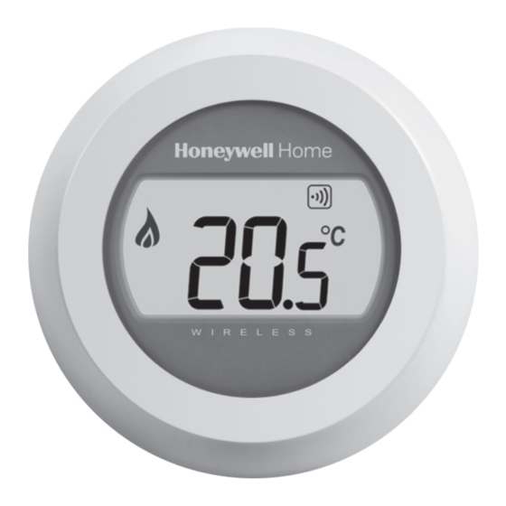 Honeywell Home T87RF Gebruiksaanwijzing