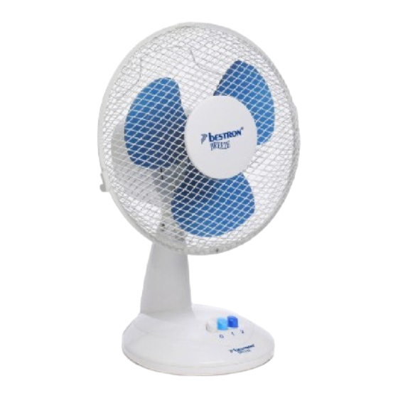 Bestron DFT27W/Z Handleiding