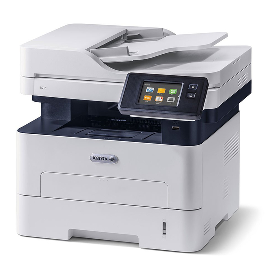 Xerox B215 Handleiding Voor De Gebruiker