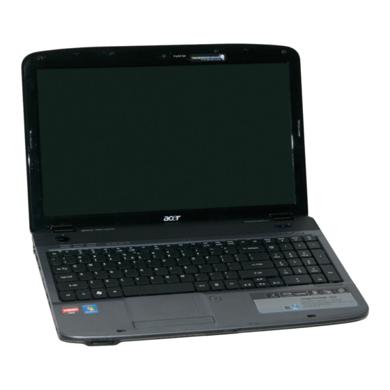 Acer Aspire 5542 Series Snelgids