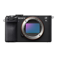 Sony a7CII Helpgids