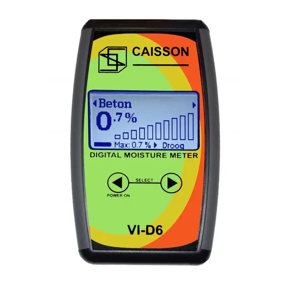 RENOTEC DUO CAISSON VI-D6 Gebruiksaanwijzing