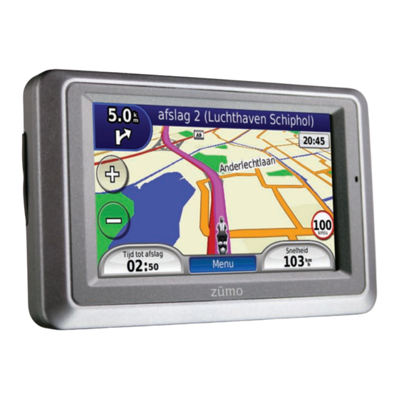 Garmin Zumo 660 Series Gebruiksaanwijzing