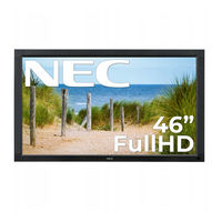 NEC MultiSync V462 Gebruikershandleiding