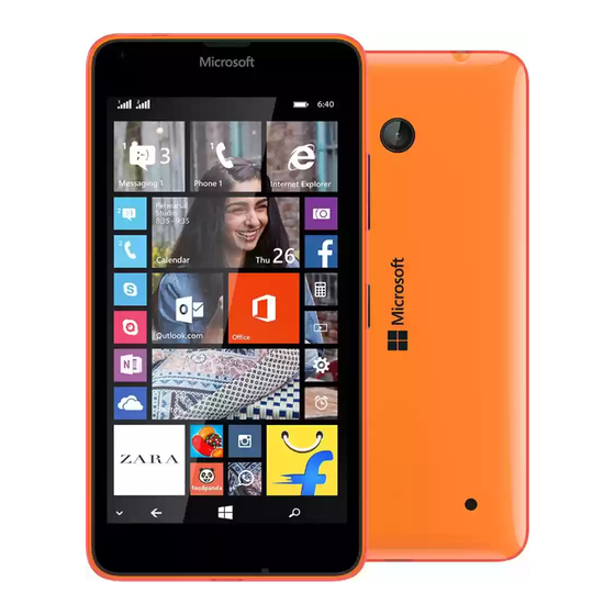 Microsoft Lumia Gebruikershandleiding