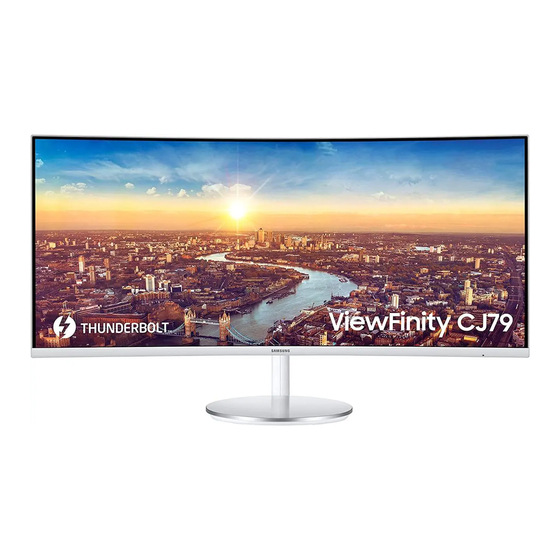 Samsung LC34J791WTU Gebruikershandleiding