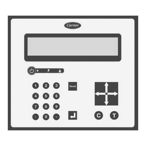 Carrier PLC  CCU Controller Bedieningshandleiding