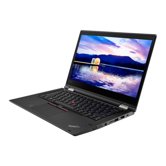 Lenovo ThinkPad X380 Yoga Gebruikershandleiding