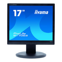 Iiyama ProLite E1706S Gebruikershandleiding