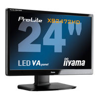 Iiyama ProLite XB2472HD Gebruikershandleiding