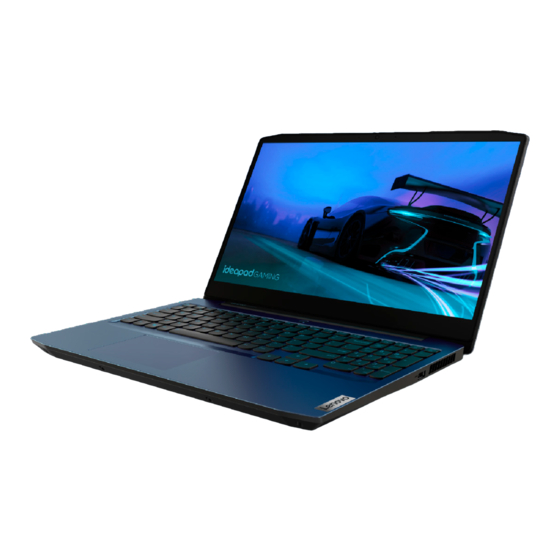 Lenovo IdeaPad Gaming 3 Series Gebruikershandleiding