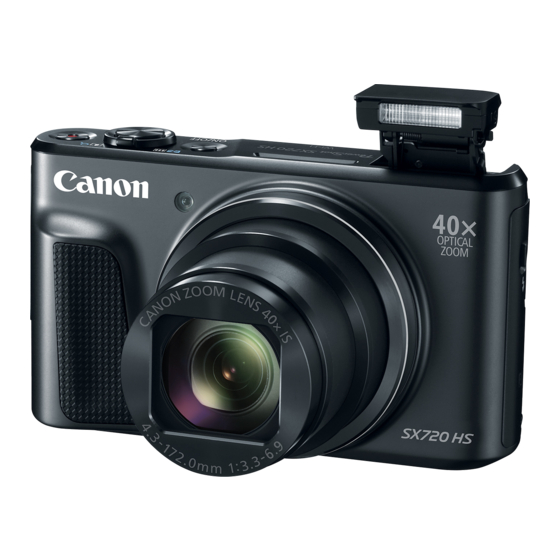 Canon PowerShot SX720 HS Gebruikershandleiding