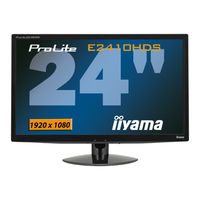 iiayma ProLite E2410HDSD Gebruikershandleiding