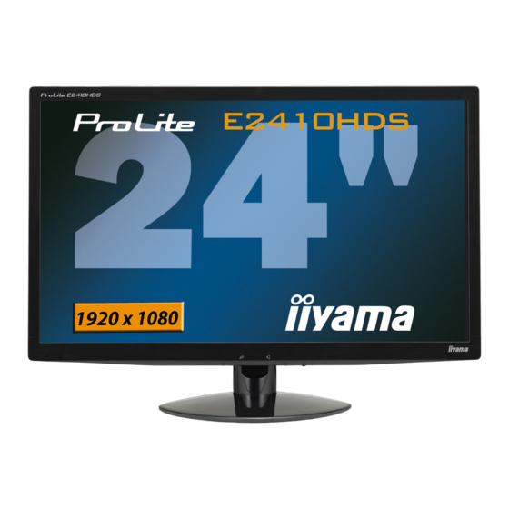 iiayma ProLite E2410HDS Gebruikershandleiding