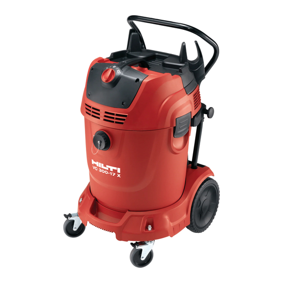 Hilti VC 300-17 X Gebruiksaanwijzing