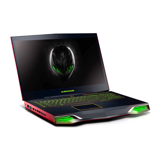 Dell ALIENWARE M18x MOBILE Gebruikershandleiding