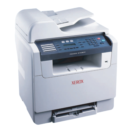 Xerox Phaser 6110MFP Gebruikershandleiding