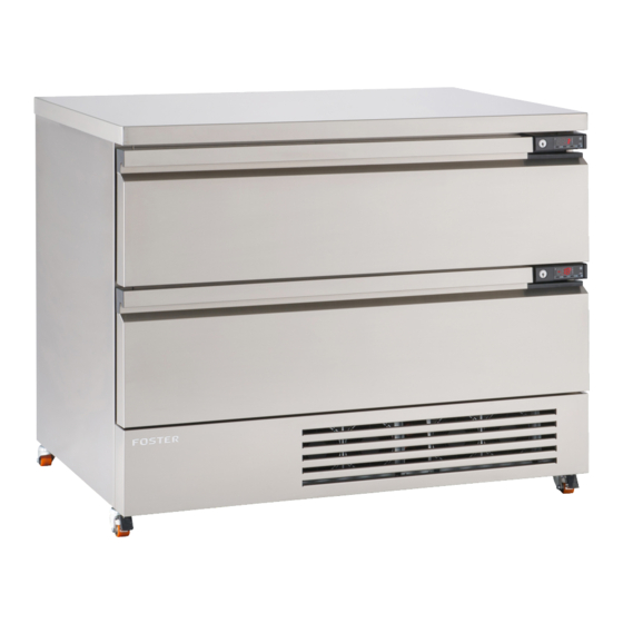 Foster Refrigerator FlexDrawer FFC6-2 Originele Onderhoudshandleiding