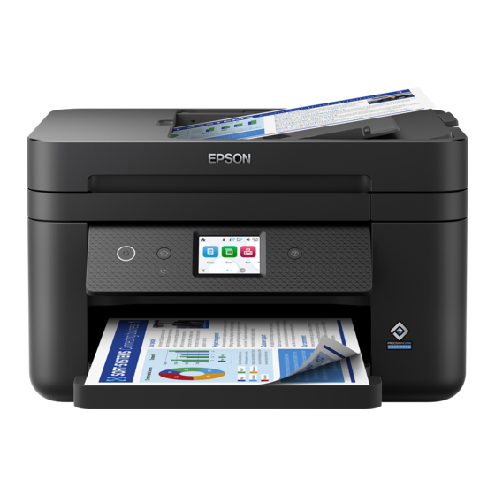 Epson WF-2960 Series Gebruikershandleiding