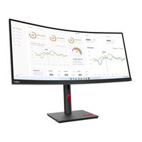 Lenovo ThinkVision T34w-30 Gebruikershandleiding