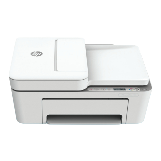 HP DeskJet Plus 4100e Series Gebruikershandleiding