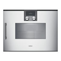 Gaggenau BSP 250 Gebruiksaanwijzing