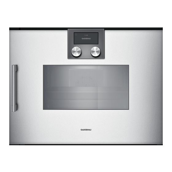 Gaggenau BSP 250 Gebruiksaanwijzing