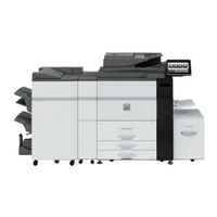 Sharp MX-M905 Gebruikershandleiding