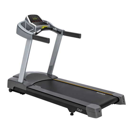 Vision Fitness T60 Gebruiksaanwijzing