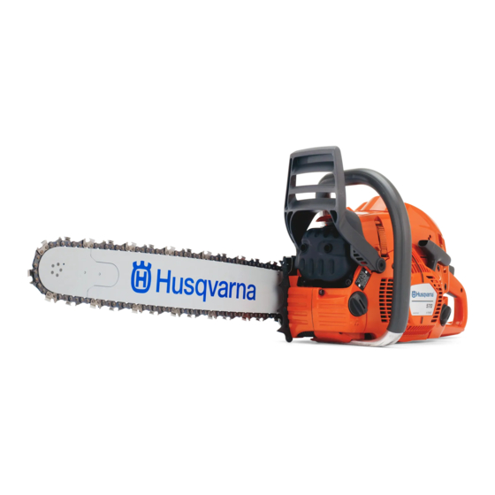 Husqvarna 570 Gebruiksaanwijzing