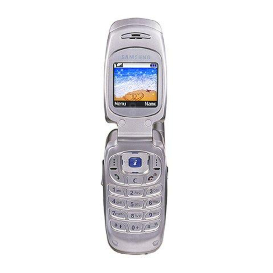 Samsung SGH-E600 Gebruiksaanwijzing