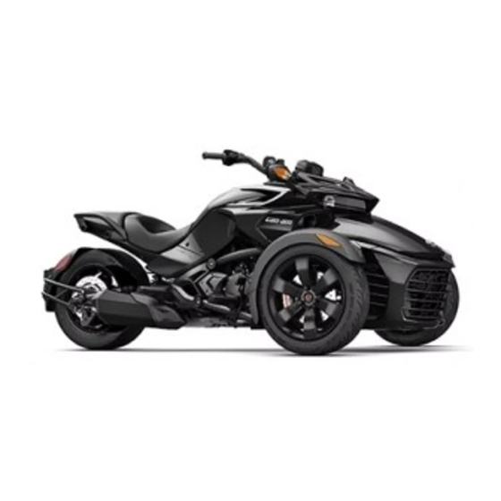 Can-Am SPYDER F3 ROADSTER 2018 Series Gebruikershandleiding