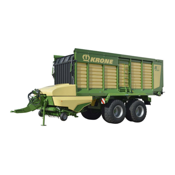 Krone RX 360 GL Handleiding