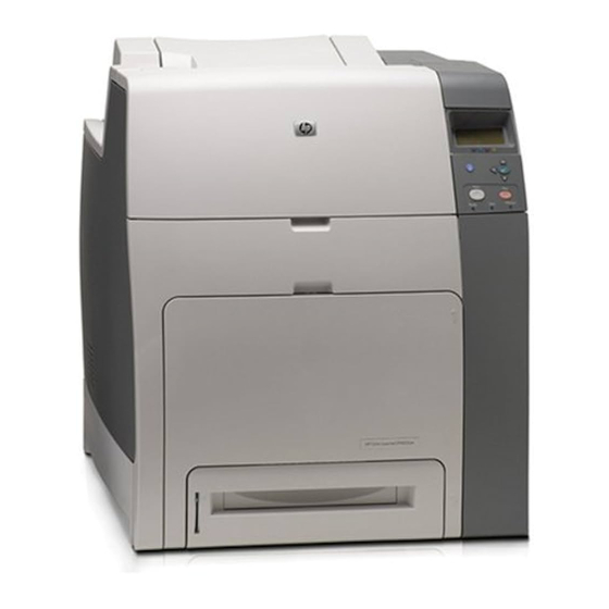 HP Color LaserJet CP4005 Gebruikershandleiding