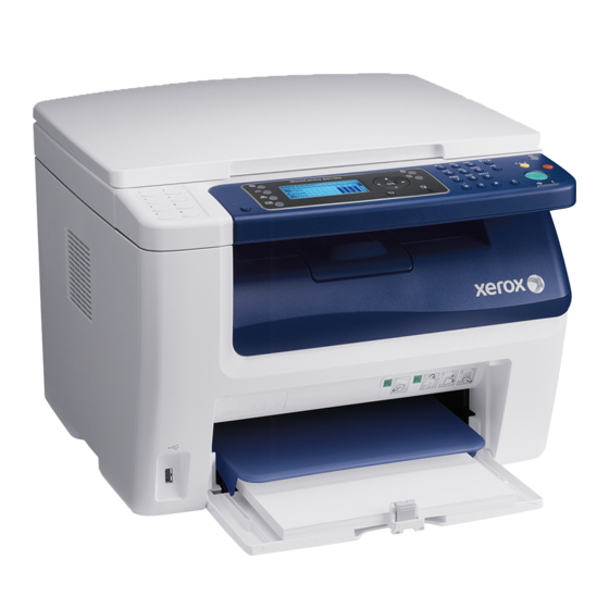 Xerox WorkCentre 6015 Gebruikershandleiding