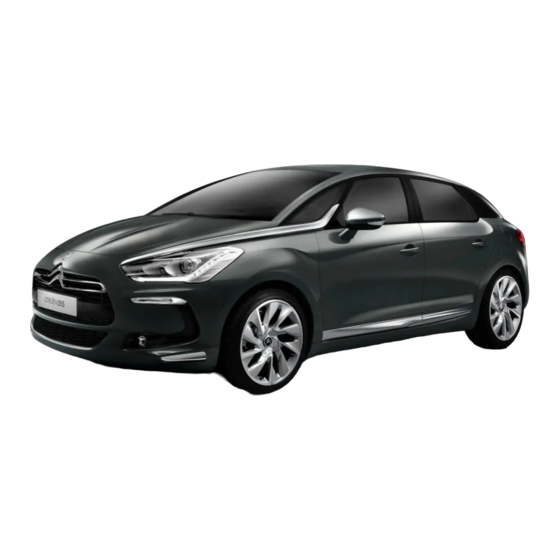 CITROEN DS5 2012 Instructieboekje