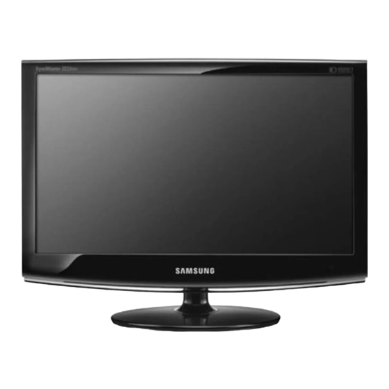 Samsung SyncMaster 2333TN Gebruikershandleiding