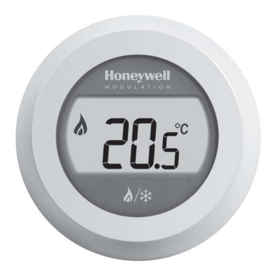 Honeywell T87HC ROUND HEAT/COOL Installatiehandleiding